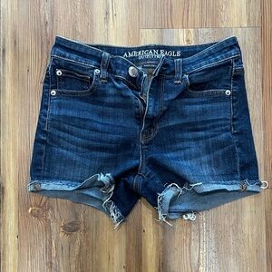 American Eagle Outfitters Dark Blue Jean Shorts